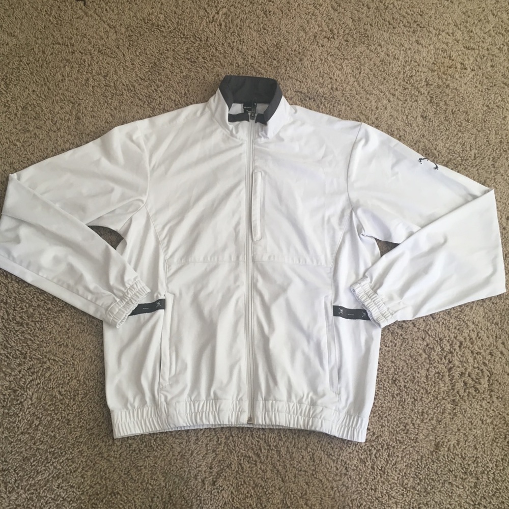 Oakley White Active Zip up Jacket